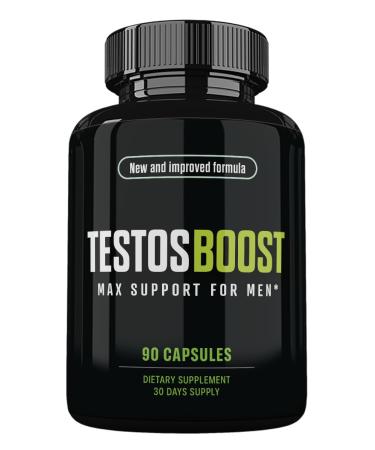 TESTOS BOOST Advanced Formula TestosBoost Pills TestoBoost Dietary Supplements 90 Vegetable Capsules 1 Month Supply