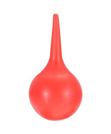DOITOOL Ear Cleaner Ear Syringe Hand Bulb Syringe Ear Washing Squeeze Bulb Rubber Squeeze Bulb Ear Syringe Laboratory Tool for Kids Adults Pet 90ml Red Ear Wax Removal
