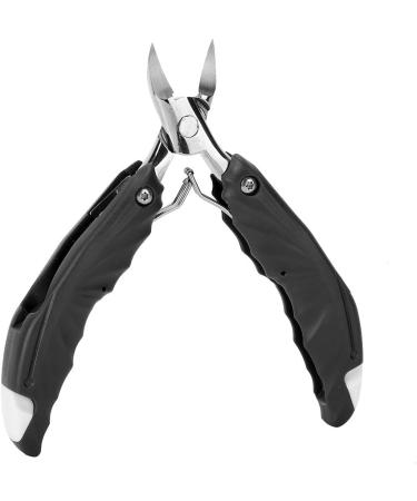 Cuticle Nipper Folding Cuticle Trimmer for Fingernails Toenails Dead Cuticle (Black) - Buy Online on GoSupps.com