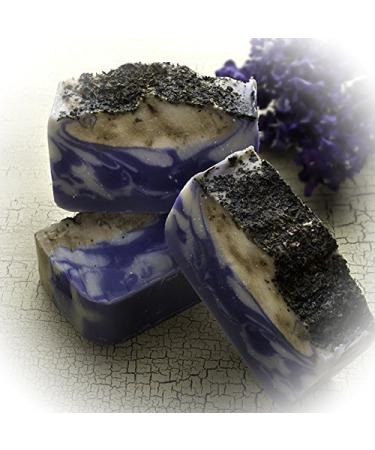 Lavender Soap Bar (4Oz) - Natural Handmade with Dried Lavender & Essential Oil | Falls River Soap Company - Ideal for Dry Skin - Buy Online on GoSupps.com