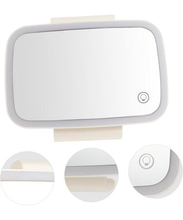 Healeved 1pc Car Vanity Mirror Clip-on Mirror Sun Visor Mirror Car Visor Mirror Vanity Mirror for Car Mirror for Sun Visor Car Makeup Mirror Car Sun Shield Makeup Mirror LED Makeup Mirror - Buy Online on GoSupps.com