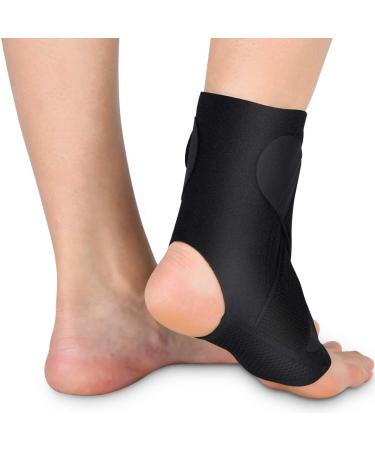 Joyzan Ankle Stabilizer Brace Compression Sleeve Sprain Heel Protectors Achilles Tendon Wrap Tendonitis Athletics Achillies Foot Swelling for Women and Men Performance Support Sprained Pain Relief