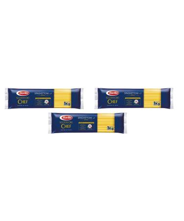 Barilla Barilla Pasta Selezione Oro Chef Italian Spaghettoni No. 7 Italian Long Pasta 1kg (3 Pack)