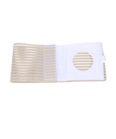SUPVOX Ostomy Wrap Unisex Ostomy Hernia Belt Waist Stoma Support Abdominal Binder Brace Breathable Belly Band with Stoma Opening for Colostomy Patients (S) Ostomy Belt