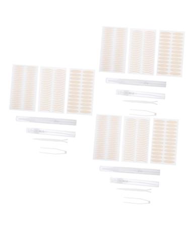 Beavorty Double Sided Tape 3 Sets Double Eyelid Sticker Stickers for Girls Eye Patch Invisible Tape Hooded Eyelid Tape Women Eye Lid Lifters Tape 3.5x2.4x0.1cmx3pcs Blackx3pcs