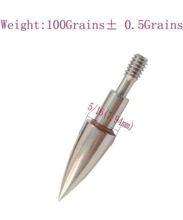Field Point 100/125/150/200 Grain Field Tips - Hunting Arrow Points - Threaded Archery Tips - Screw-in Broadheads (12 PCS) - Buy Online on GoSupps.com