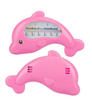 Atyhao Baby Water Thermometer - Cute Animal Design for Healthy Bath Time - Pink Dolphin - Buy Online on GoSupps.com