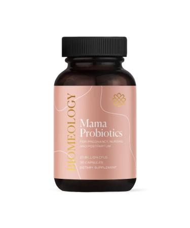 Biomeology Probiotics for Pregnancy Postpartum and Breastfeeding | Supports Digestive and Immune Health for Mom and Baby | Morning Sickness Relief | Take with Prenatal Vitamins | 30 Capsules