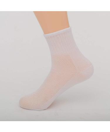 Bluecell 6 Pairs Disposable Stretch Socks for Men - Black & White One Size Perfect for Travel & Sports - Buy Online on GoSupps.com