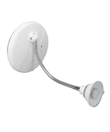 LED Makeup Mirror 10x Magnification with Adjustable Brightness and Three Light Colors | Flexible Gooseneck Magnifying Mirror with Suction Cup for Bathroom, Shaving, Travel Vanity - Buy Online on GoSupps.com