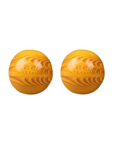 Lurrose 2 pieces Sea pasture health ball massage lacrosse balls Muscle relaxation chinese baoding balls Handmill balls Hand massage ball Hand massage accessories round handballs whom