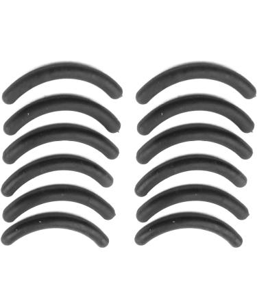12 Durable Washable Eyelash Curler Refill Pads | Black Rubber Pads for Ultimate Curl - Buy Online on GoSupps.com