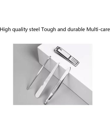 Nail Clippers Set Thick Nails Cutter Manicure Set with Tweezer for Eyebrow Plucking Nail Trimming for Men and Women (Color : Blue) - Buy Online on GoSupps.com