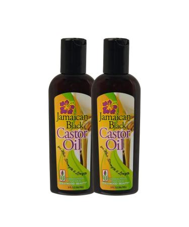 Hollywood Beauty Jamaican Black Castor Oil 3 Oz (Pack Of 2)