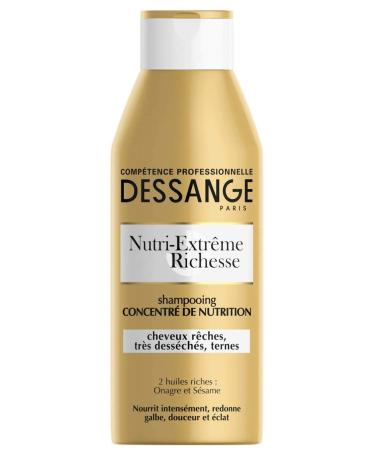 Dessange - Nutri-Extreme Richness Nutrition Concentrated Shampoo - Enriched with Precious Evening Primrose and Sesame Oil - For Coarse Very Dry or Dull Hair - 250 ml