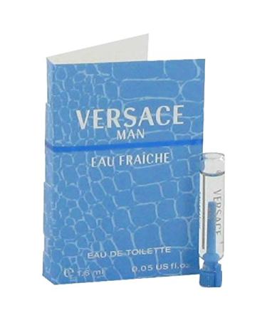 Versace Man by Versace Vial (sample) Eau Fraiche .03 oz for Men - 100% Authentic