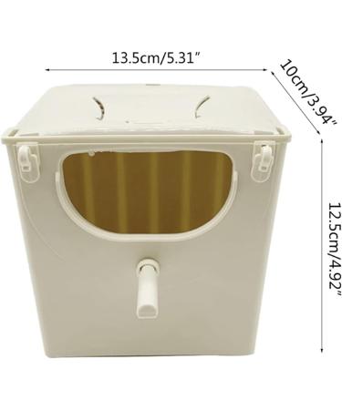 Birdcage Parrot Box Hanging Bird Nest Bird Cage Plastic House Net Cover - Buy Online on GoSupps.com