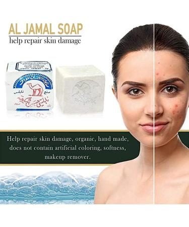 Palestinian Olive Oil Soap Bar - Handmade Organic Soap from Nablus Holy Land | Natural Traditional Skincare - Buy Online on GoSupps.com
