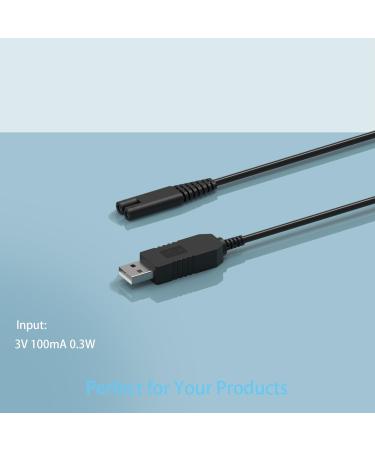 Water Flosser Travel USB Charging Cable for Waterpik WP360 WP462 WP462W WP450 WP468 WP360W WP450W WF-13 WF-10 WP-100 Series Cordless Pearl Water Tooth Flosser Replacement Cord 3V 100mA 4.9FT/ 1.5M - Buy Online on GoSupps.com