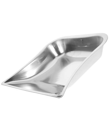 Stainless Steel Pan Dustpan Collector Pan for Home Kitchen dustpan Silver