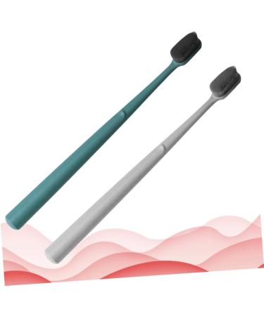 Partykindom Portable Soft Toothbrush Set - 4 Reusable Mouthwear Brushes for Adults with Bracket | Ideal Manual Oral Care - Buy Online on GoSupps.com