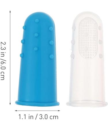 TOYANDONA 4pcs Baby Silicone Toothbrush Set | Finger Toothbrushes for Newborns | Sensory Teething Toys | Toddler Oral Care & Pacifier - Buy Online on GoSupps.com