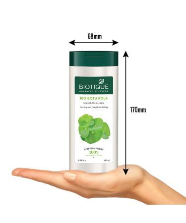 Biotique Bio Gotu Kola Smooth Skin Lotion for Dry and Dehydrated Body 180 ml - Buy Online on GoSupps.com