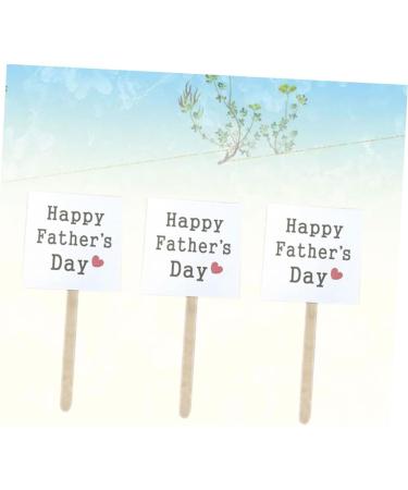 PRETYZOOM 25pcs Cupcakes Decor Cake Topper for Fathers Day Cake Picks Party Cake Picks Father's Day Cupcake Toppers Party Cake Topper Father's Day Cake Picks Top Hat Paper Cup - Buy Online on GoSupps.com