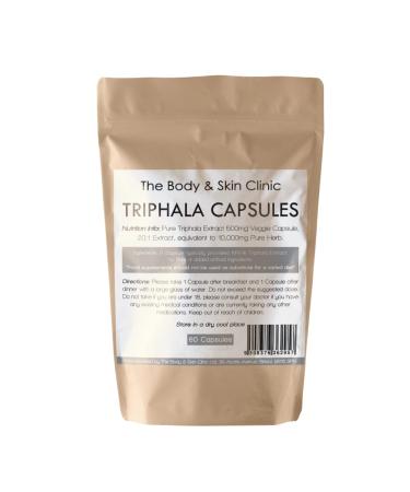 Triphala Capsules 60 Caps Super Strong 10: 1 Extract - More Effective Then RAW Powder | Vegan Made in The UK