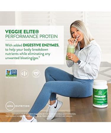 MRM Smooth Veggie Elite Performance Protein Vanilla Bean - 36 oz (1020 g) - Plant-Based Protein Powder for Muscle Recovery & Energy Boost - Buy Online on GoSupps.com