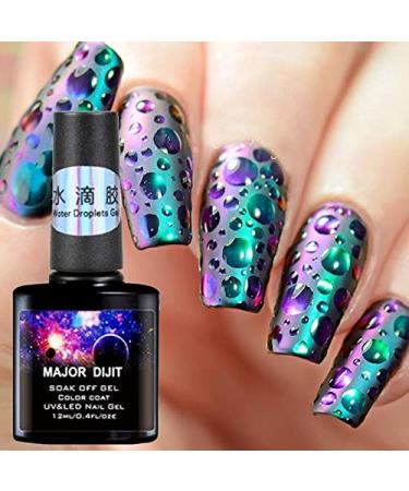 Chameleon Nail Chrome Powder 12 Colors Rose Gold Purple Holographic Powder  High Gloss Reflective Effect Glitter Metallic Pigment with 12 Eyes Shadow  Brushes Silver