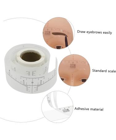 Housoutil 1 Roll Disposable Ruler Stickers Reusable Eyebrow Ruler Disposable Eyebrow Ruler Make up Tool - Buy Online on GoSupps.com