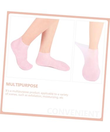 Beavorty 10 Pairs Exfoliating Moisturizing Socks Features Socks for Women Cosmetic moisturizing Socks moisturizing Foot Cover Lotion Anti- Cracking Foot Sebs Silicone Socks Anti-Crack Girl - Buy Online on GoSupps.com