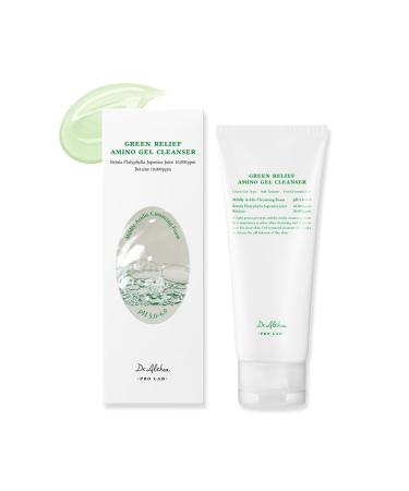 Dr.Althea Green Relief Amino Gel Cleanser - Lightwight hydrating gel type cleaner Mild Deep Cleansing foam Betaine Hyaluronic Acid Daily Face Wash & Makeup Remover Sensitive skin safe