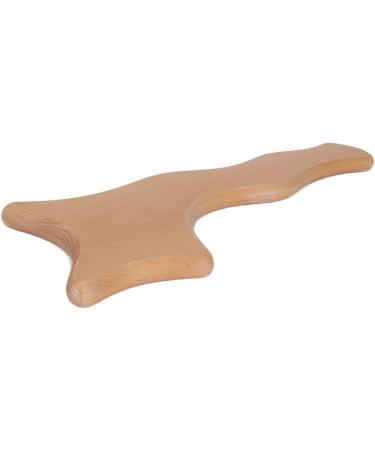 Verdant Touch Wooden Gua Sha Board | 100% Natural Beauty Tool for Lymphatic Cleansing & Cellulite Massage - Buy Online on GoSupps.com