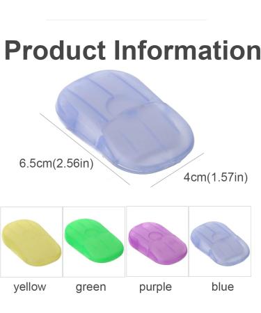 Travel Soap Paper Leaves - 80 Biodegradable Soap Sheets | Convenient & Eco-Friendly Cleaning Solution - Buy Online on GoSupps.com