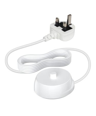 BOLUX-JS Electric Toothbrush Charger for Oral B Braun Type 3757 Chargers UK Plug for Oral B Pro 2500N iO 4n/ 5n/ iO 6 Pro 600 Pro Series Kids/Genius/Smart Series Power Toothbrush Chargers White - Buy Online on GoSupps.com