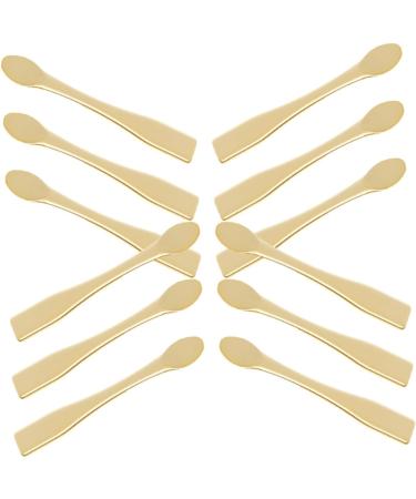 FOMIYES 24 Pcs Lotion Spatula Abs Cosmetics Spatula Face Spatula Mini Makeup Spatula 6.00X0.70X0.70CMx2pcs Goldenx2pcs - Buy Online on GoSupps.com