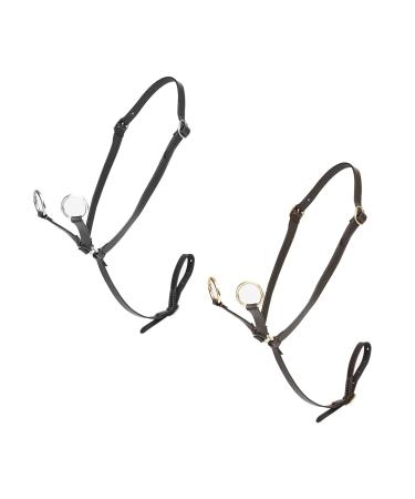 LeMieux Toy Pony Martingale brown or black leather toy accessory brown one size - Buy Online on GoSupps.com
