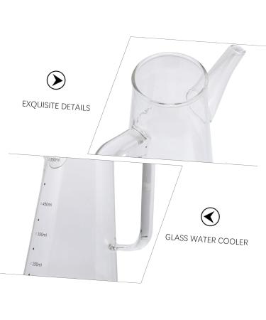 Milisten 1pc Oil Can Oil Condiment Container Liquid Containers Glass Sauce Bottle Cooking Oil Cruet Glass Sauce Containers Empty Home Oil Tank High Borosilicate Glass - Buy Online on GoSupps.com