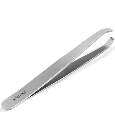 Professional eyebrow hair plucking tweezers straight 9 cm - 2 mm stainless steel plucking tweezers