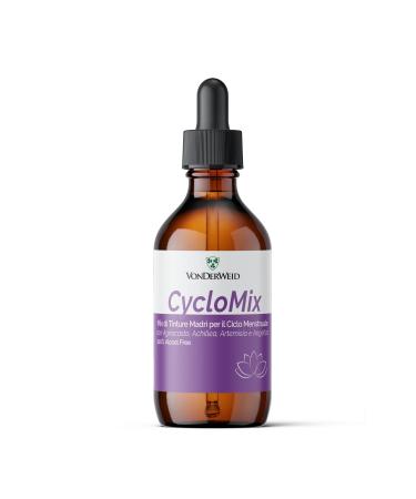 Vonderweid - CicloMix | Calendula Mother Tincture Blend + Yarrow + Artemisia + Angelica | Natural Menstrual Cycle Supplement | Ultrasonic Total Extract | Alcohol Free | 100ml