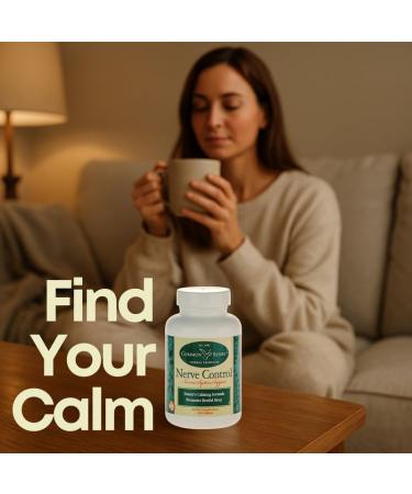 Common Sense Herbal Products Nerve Control: Central Nervous System Support (120 Tablets) 1 Count (Pack of 1) - Buy Online on GoSupps.com