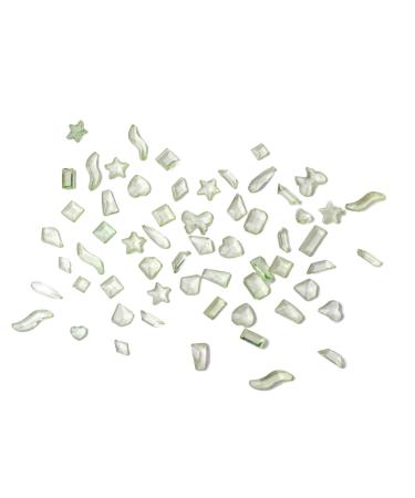 FEIlei 200Pcs Flat Bottom Resin Nail Art Decorations Rhinestone Manicure Nail Charms