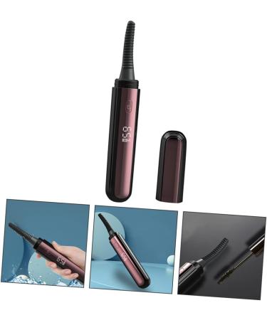 Beatifufu 1 Set Eyelash Curler Mini USB Eyelash Holder Heated Eye Lashes Curler Shampoo+Shield Honeycomb Lip Gloss Tube Hand Brush Soft Bristles Heated Curler Abs Eyelash Tool Electric - Buy Online on GoSupps.com