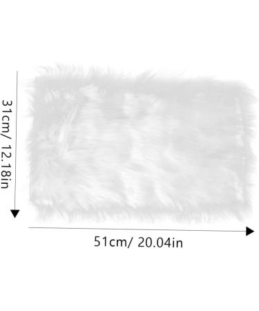 minkissy Rug Carpet Tools Product Photography Props Picture Background Luxury Cushion Background Photo Tool Picture Fluffy Cushion Photo Props Photo Mat Nail Polyester Background Pad White - Buy Online on GoSupps.com