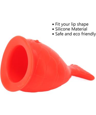 Lip Plumper Tool safe fish-shaped Lip Plumper Device that can be reused for dance party dating - Buy Online on GoSupps.com