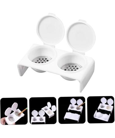 FRCOLOR Nail Art Brush Cup Nail Dappen Dish Monomer Dish with Lid Dapping Dish for Nails Dappen Dish with Lid Dappen Dish for Nails Monomer Holder Nail Monomer Dish Various Tool Acrylic - Buy Online on GoSupps.com