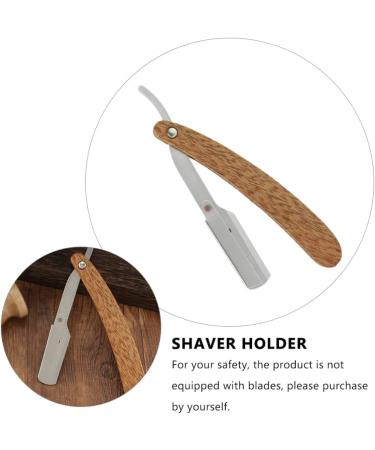Buy Lurrose Manual Wet Razor Set for Men - Wooden Razor Holder & Accessories in Red Sandalwood - Premium Shaving Tool - Buy Online on GoSupps.com