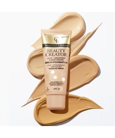 Christian Laurent Beauty Creator Lichtgewicht Smoothing & Hydrating Foundationserum met SPF25 No 20 Vanilla beige 30 ml 30 ml 1er Pack 20 Vanilla Beige - Buy Online on GoSupps.com